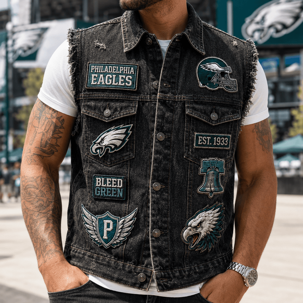PLDE PREMIUM DENIM VEST LNTH