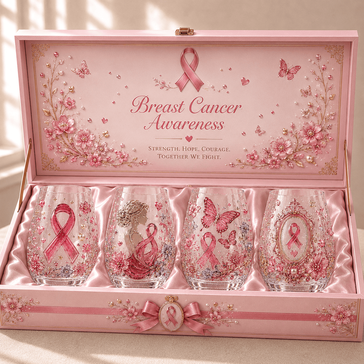 Premium BCA Stemless Wine Glass Set BMD