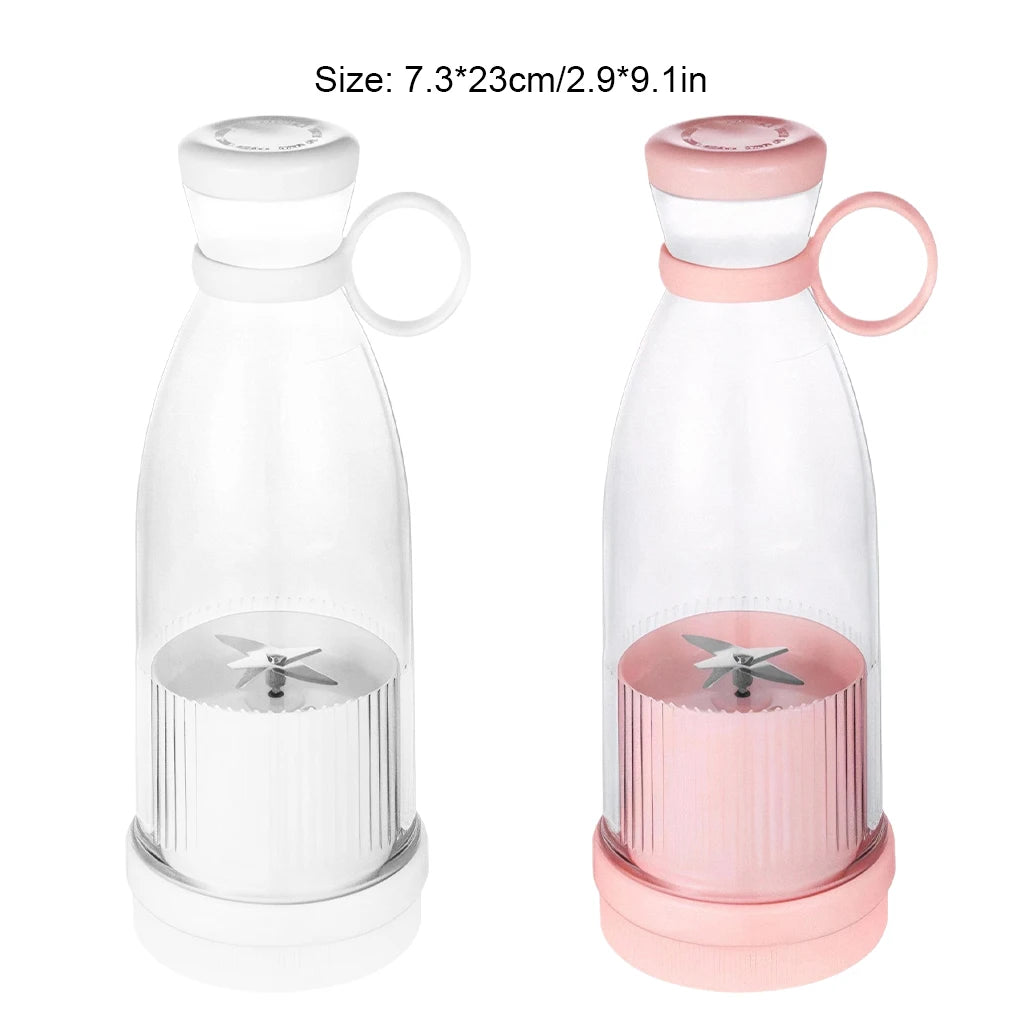 Wireless USB Charging Mini Juicer Blender Cup Portable Fruit Milk Mixer Fresh Juice Maker for Home Travel Daily Use