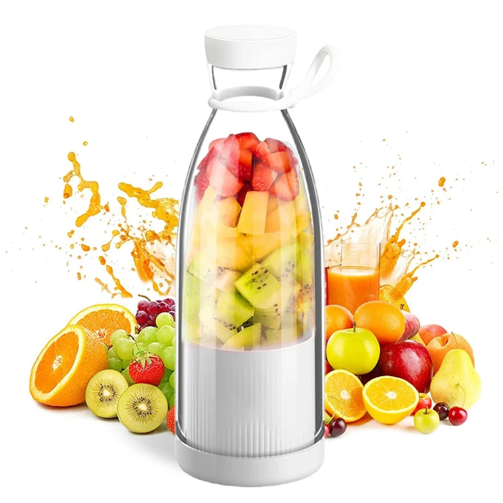 Wireless USB Charging Mini Juicer Blender Cup Portable Fruit Milk Mixer Fresh Juice Maker for Home Travel Daily Use